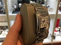 Watch Frederique Constant Woman Carrée Ladies in Steel F220140 - F220140